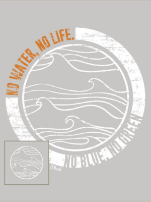 NO WATER M/C Azul Egeo Pig