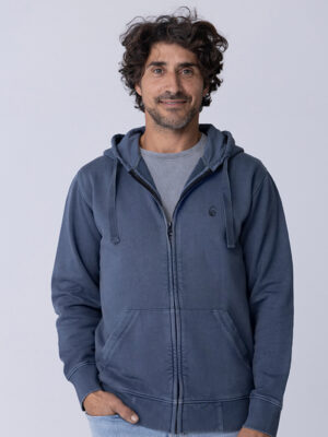 OVAL NANSA Jer. Cremallera Bordado Azul Noche Pig.